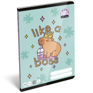 ICO: Lizzysuli Lollipop liniertes Heft mit Capybara-Motiv A/5 14-32