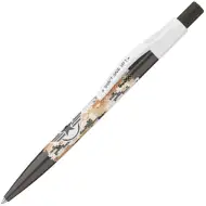 ICO: Military schwarzer Kugelschreiber 0,8 mm