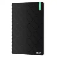 ICO: Student Premium Black Spiralblock A/4 blanko 100 Blatt