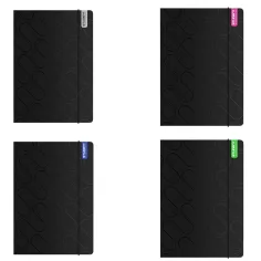 ICO: Student Premium Gummibandmappe schwarz A4