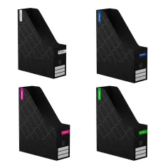 ICO: Student Premium schwarze A4-Dokumentenmappe
