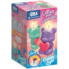 Idea! Teddybär-Kerzen-Bastelset - Clementoni