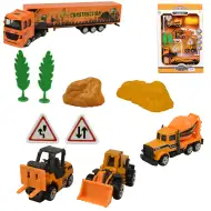 Ingenieurfahrzeug: Baufahrzeuge Spielset mit Zubehör