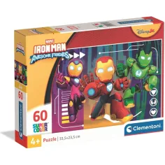 Iron Man und seine Freunde 60-teiliges Supercolor-Puzzle - Clementoni