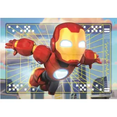 Iron Mans fantastische Freunde 2x20 Teile Supercolor Puzzle – Clementoni Bild 2