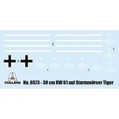 Italeri 1/35 38 cm RW 61 auf STURMMORSER TIGER Panzer-Modellbausatz Bild 3