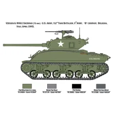 Italeri 1/35 M4A1 SHERMAN-Panzerbausatz mit amerikanischer Besatzung Bild 6