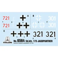 Italeri 1/35 Sd.Kfz.173 Jagdpanther Modellbausatz mit Besatzung in Winteruniformen Bild 2