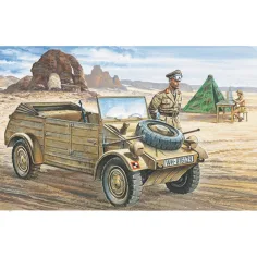 Italeri 1/35 VW Typ 82 Kübelwagen Militärfahrzeug-Bausatz Bild 2