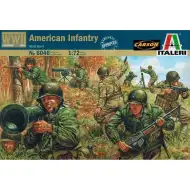 Italeri 1/72 Amerikanische Infanterie WWII. Soldatenfiguren