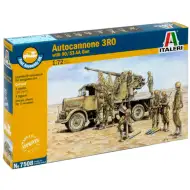Italeri 1/72 Autocannone 3RO Flugabwehrkanone mit 8 Figuren Modellbausatz
