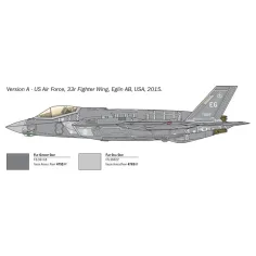 Italeri 1/72 F-35A Lightning II Jagdflugzeugmodell Bild 3
