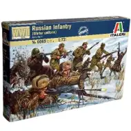 Italeri 1/72 Russische Infanterie Winteruniform Russische Winteruniformierte Soldatenfiguren Modellbausatz