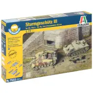 Italeri 1/72 Sturmgeschütz III Sturmgeschütz 2er Modellbausatz