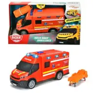 Iveco rotes Rettungsfahrzeug mit Licht und Sound 18cm - Dickie Toys