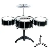 Jazz Drum 4-teiliges Spielzeug-Schlagzeug mit Ständer