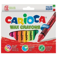Jumbo Wachsmalstift-Set 12 Stück - Carioca Bild 2