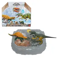 Jurassic World: Dino-Enthüllung Kampf-Pack mit 2 Dinosauriern – Mattel