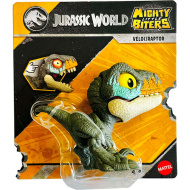 Jurassic World: Mini-Velociraptor-Figur mit Beißfunktion (grünlich) - Mattel