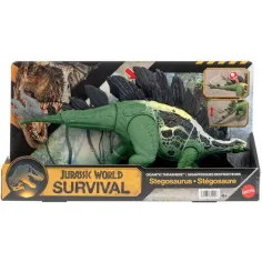 Jurassic World: Riesiger angreifender Stegosaurus-Dino mit Sound - Mattel