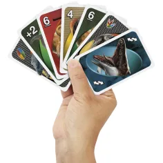 Jurassic World: Wiedererwachen UNO Kartenspiel – Mattel Bild 2