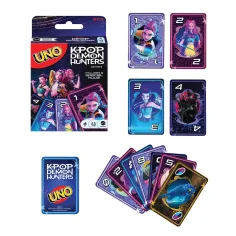 K-POP Dämonenjäger UNO-Kartenspiel - Mattel Bild 3