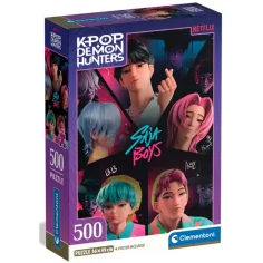 K-Pop-Dämonenjäger Saja Boys Puzzle, 500-teilig - Clementoni