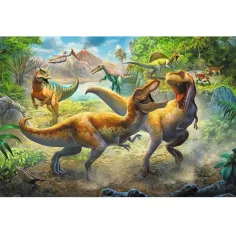 Kämpfende Tyrannosaurier 160-teiliges Puzzle - Trefl Bild 2