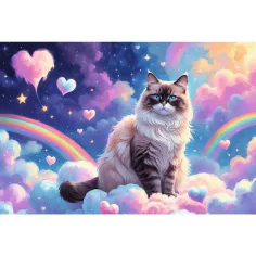 Kätzchen im Reich der Wolken 160-Teile-Puzzle – Trefl Bild 2