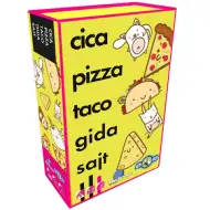 Katze, Pizza, Taco, Zicklein, Käse Brettspiel