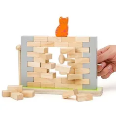 Katzengleichgewichtsspiel an der Wand - Woodyland Bild 2