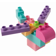 Kids Blocks Pastell Bausteine 50-tlg. Set - Wader Bild 3