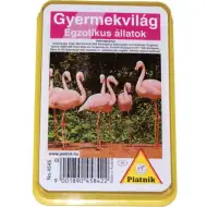 Kinderwelt: Exotische Tiere Kartenspiel - Piatnik