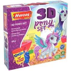 Kinetic Sand: Helden-Dinos oder Pony-Sandknetset mit Zubehör, 500g Bild 3