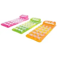 Kopfkissen bunte Bechermatratze mit Kopfkissen in 3 Varianten - Intex