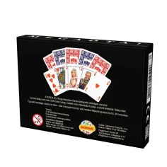 Korda All-In Deluxe französisches doppeltes Kartenspiel (2x52 Karten + 6 Joker) Bild 2