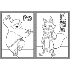 Kung Fu Panda Malbuch - Trefl Bild 2