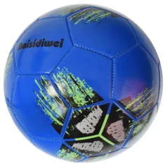 Kunstleder-Fußball mit buntem Kreuzmuster, 23 cm Bild 9