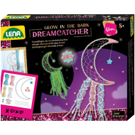 LENA: Im Dunkeln leuchtendes mondförmiges Traumfänger-Bastelset