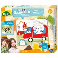 LENA: Mein erstes Sandbild - Fahrzeug-Sandmalerei-Set