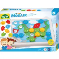LENA: Mosaik Mein erstes Steckmosaik-Set mit 7 Mustern 32mm 36-teilig