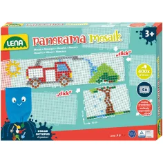 LENA: Panorama Mosaik XL, transparentes Punkt-Set 10 mm, 400-teilig