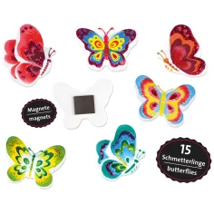 LENA: Schmetterlings-Gießform und Kühlschrankmagnet-Set Bild 2