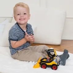 LENA: Truckies Erdbewegungsmaschine mit Figur 21cm Bild 4