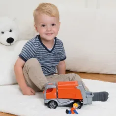 LENA: Truckies Müllwagen mit Figur 22cm Bild 4