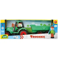LENA: Truckies Traktor mit Anhänger und Figur 36cm Bild 2