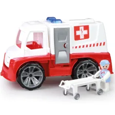 LENA: Truxx Rettungswagen mit Zubehör in der Box, 31 cm Bild 2