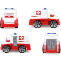LENA: Truxx Rettungswagen mit Zubehör in der Box, 31 cm Bild 4