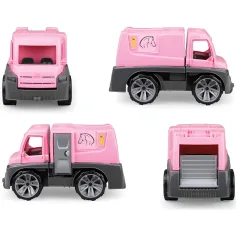 LENA: Truxx Rosa Pferdetransporter mit Pferd und Figur Bild 3