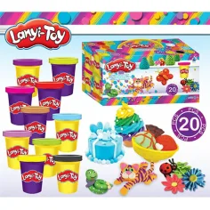 Lanyi-Toy fröhliches Knetset mit Formwerkzeugen Bild 2